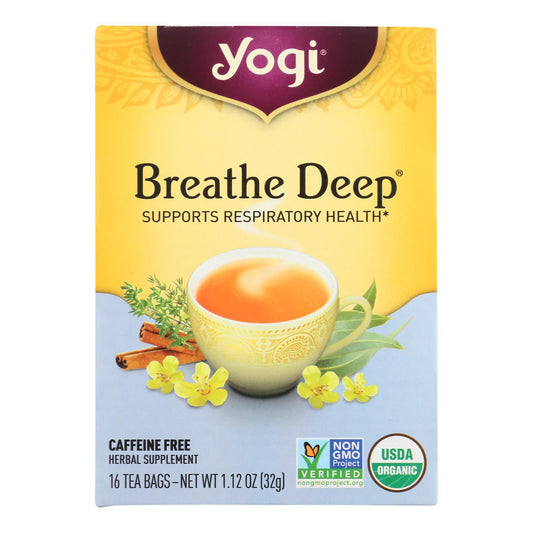 Organic Breathe Deep Herbal Tea Caffeine Free