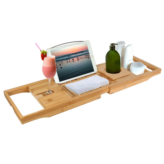 Self-Care|Bathtub Tray Crafted Bamboo